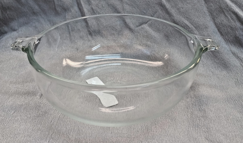 Pyrex Vintage 20oz Clear Glass Mini Casserole Dish Made USA Bowl No Lid #019